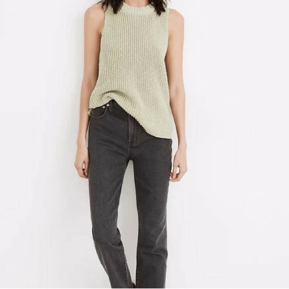 Madewell Sweaters - Madewell Sweater Vest Tank Knit Top Mint Green Size M